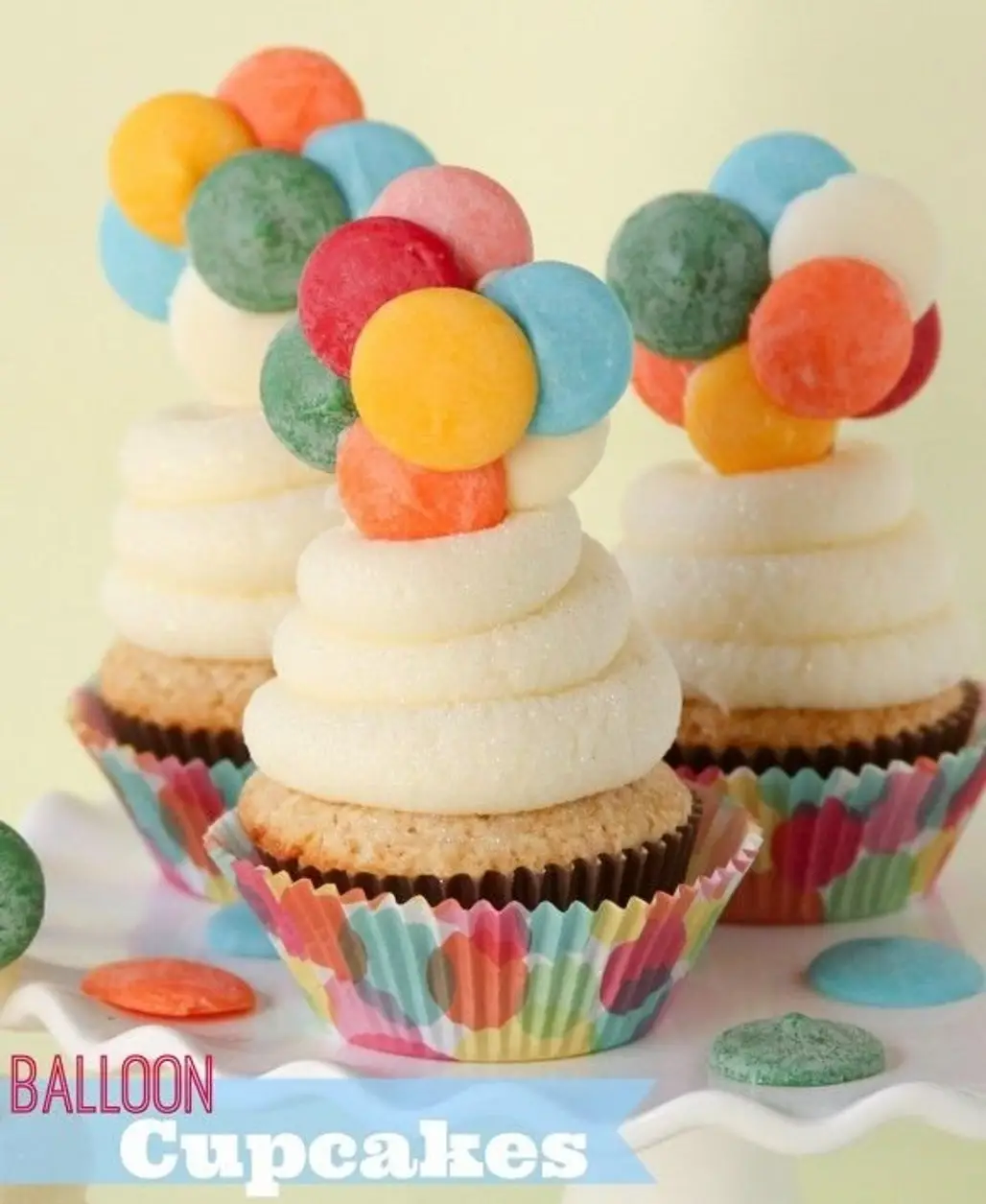 "up" Inspired Balloon Cupcakes