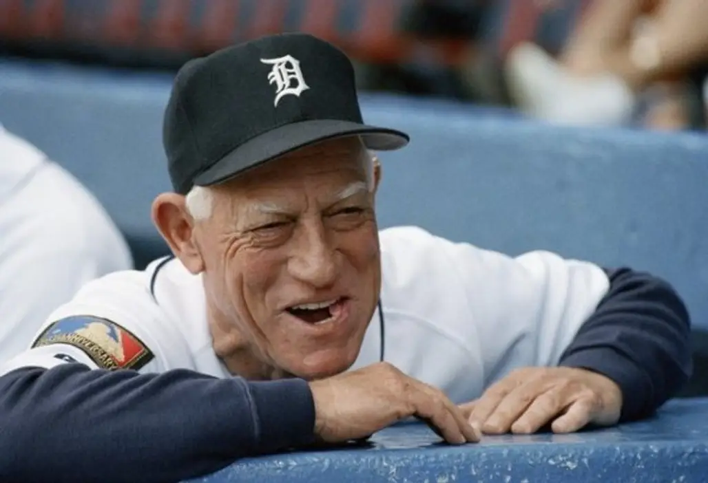 Sparky Anderson and Ernie Harwell