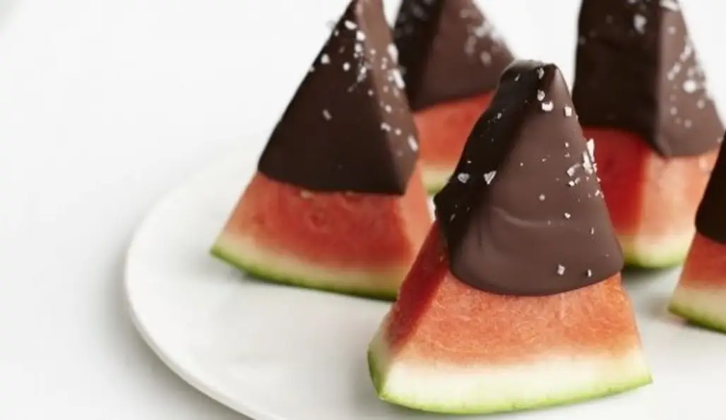 Chocolate Dipped Watermelon
