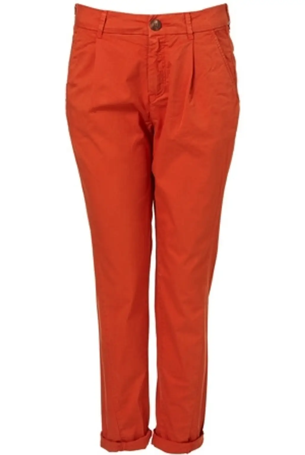 Topshop Orange Chino Trousers