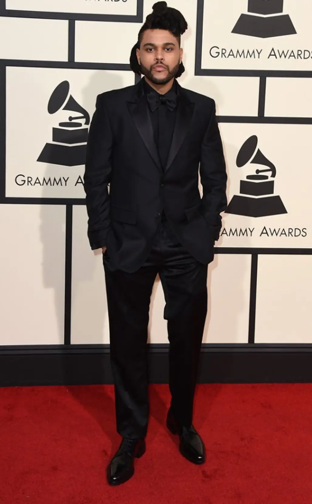 The Weeknd Looked Dapper in an All Black Suit