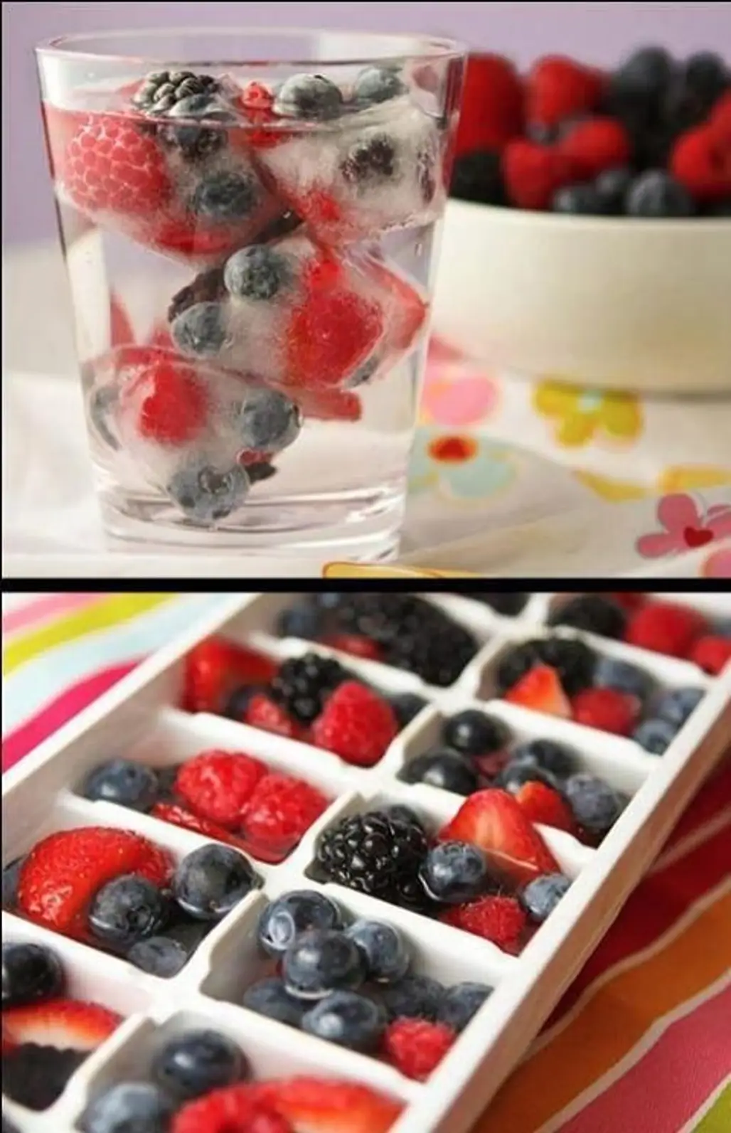 4th July Berry Ice Cubes