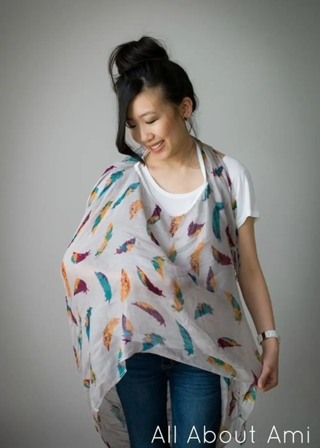 Nursing Cover That Doubles as a Scarf