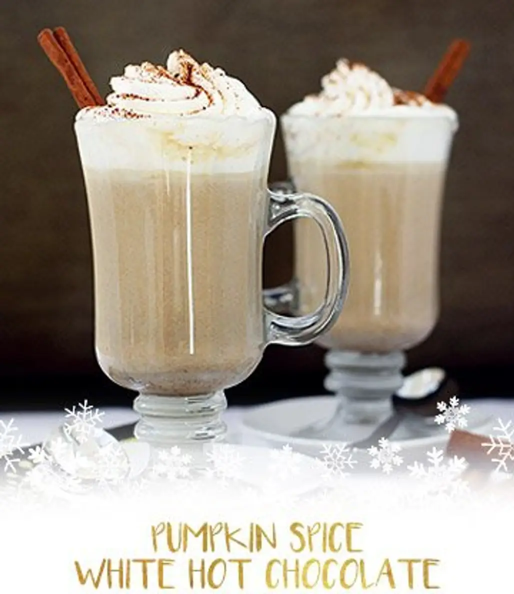 White Hot Chocolate with Pumpkin