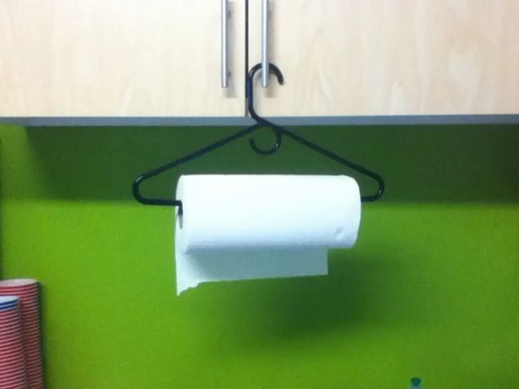 Use a Hanger for Kitchen Towel
