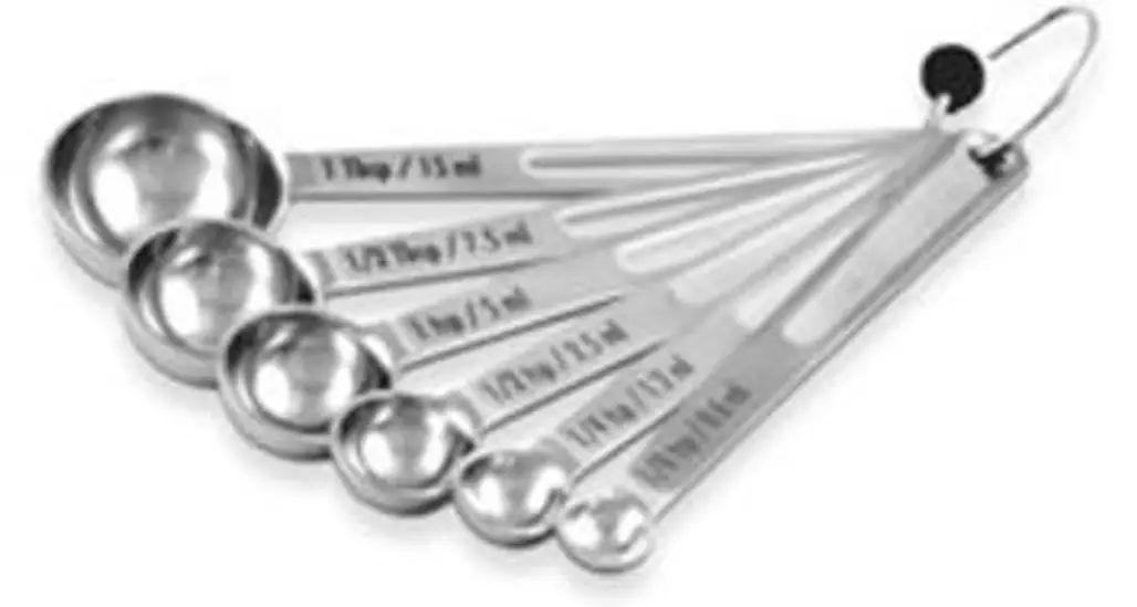 Culinary Institute of America 6-Piece Stainless Steel Measuring Spoon Set