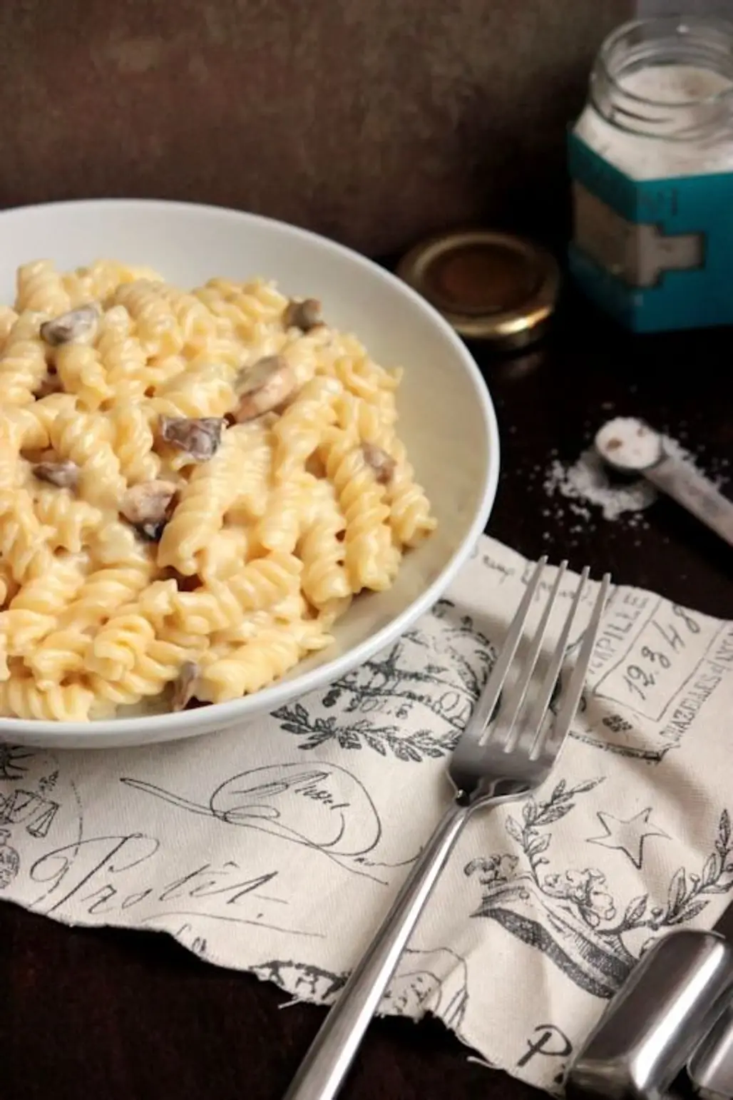 Mushroom and Truffle with Sea Salt and White Cheddar Macaroni and Cheese