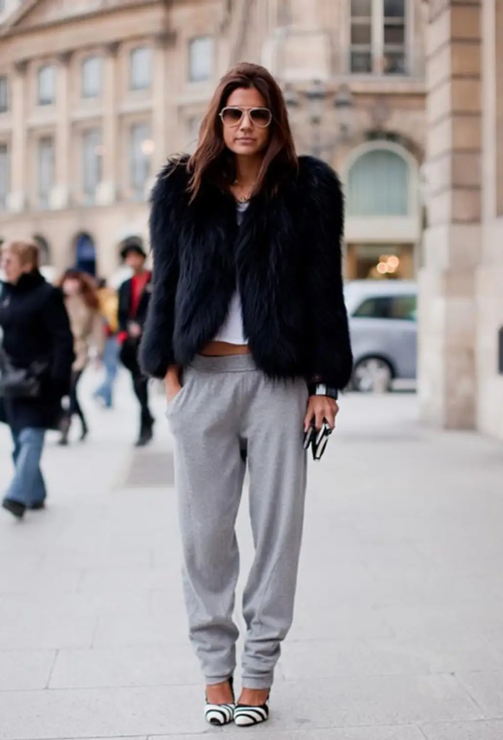Joggers and a Statement Jacket