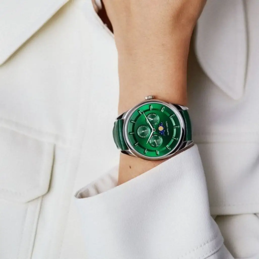 Analog watch, Green, Watch, Fashion accessory, Watch accessory,