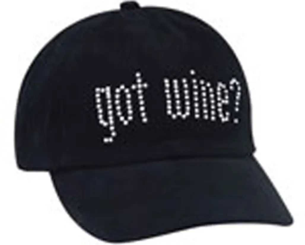 Got Wine? Rhinestone Baseball Cap