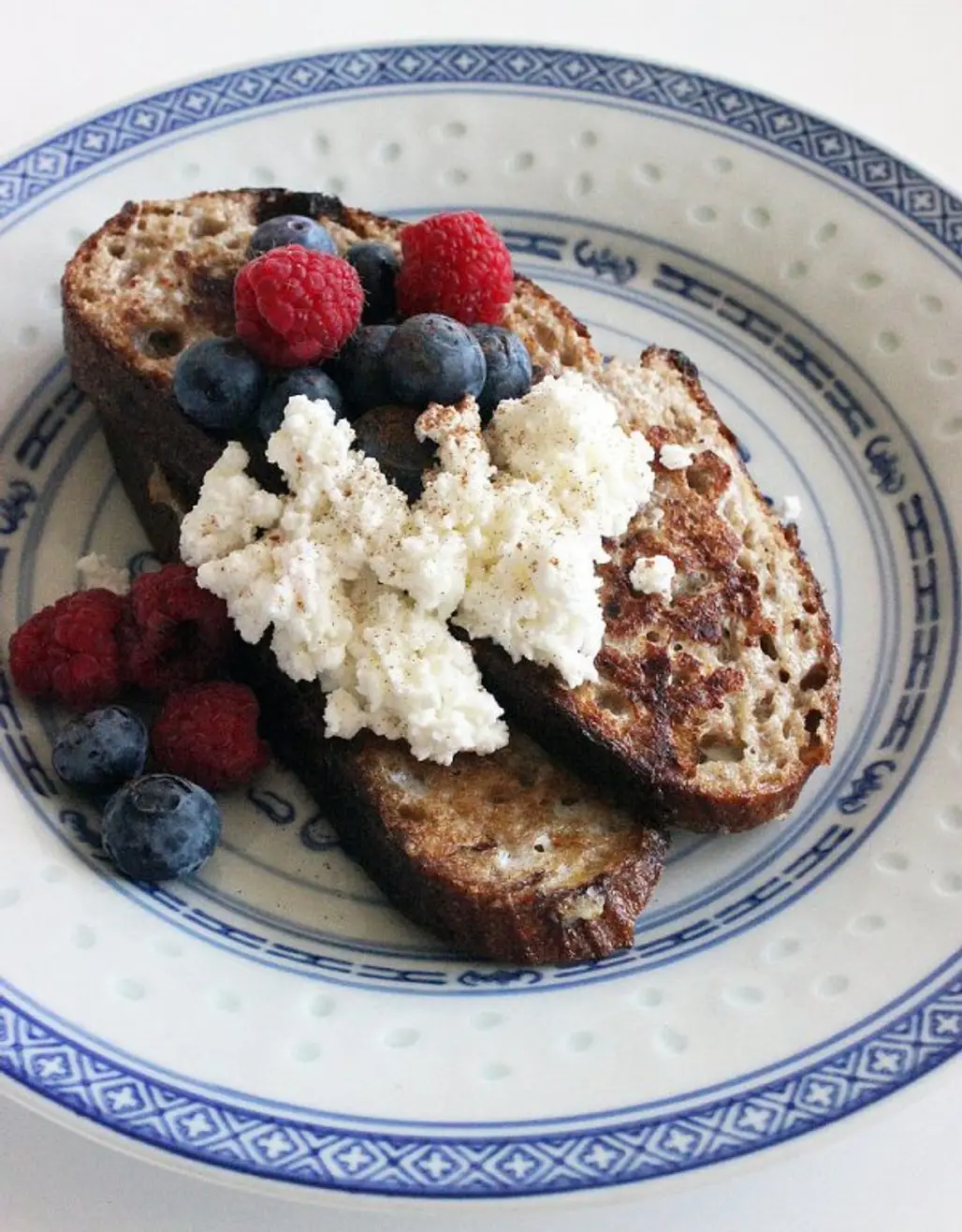 Whole-grain French Toast with Ricotta Cheese