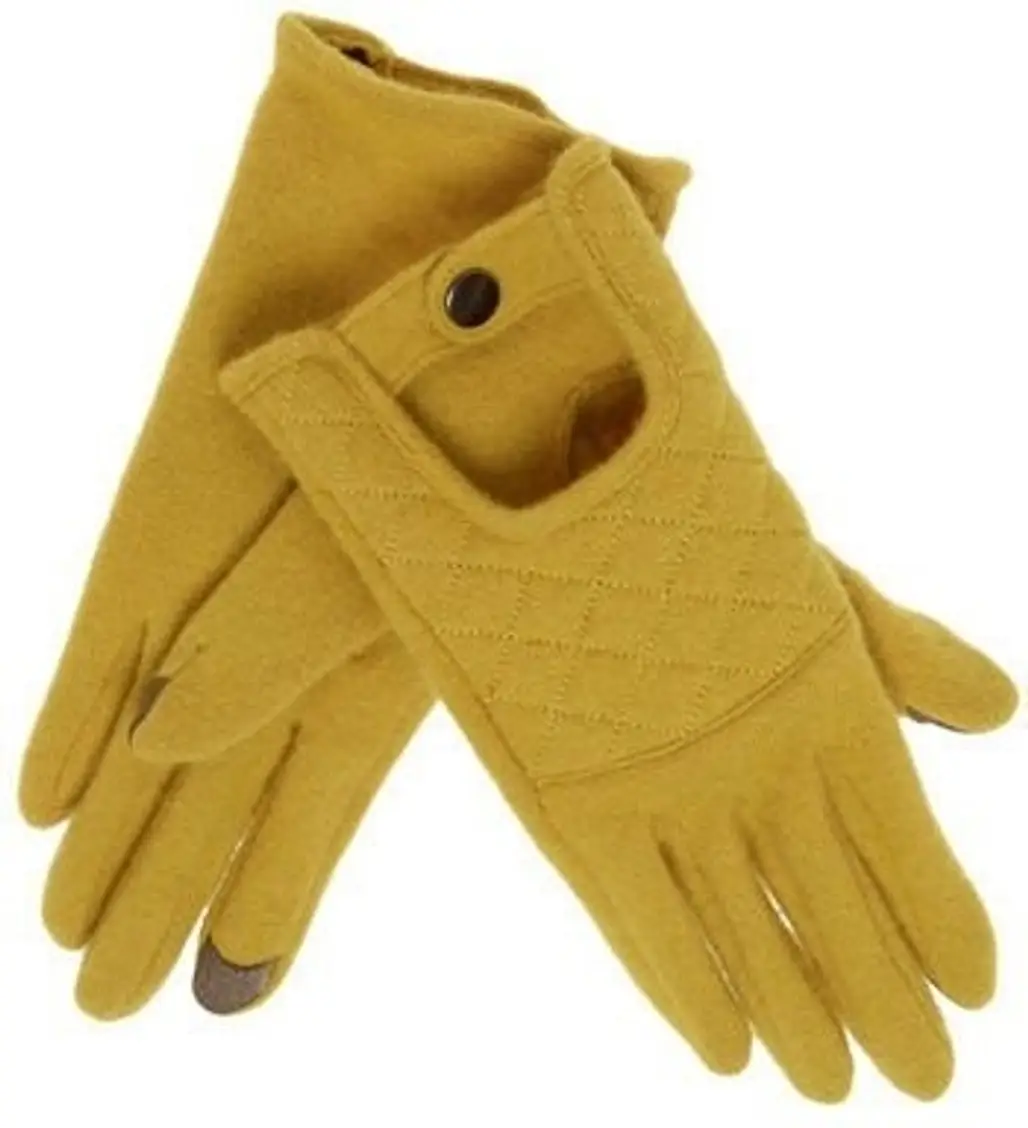 Modcloth KIT Gloves in Chartreuse