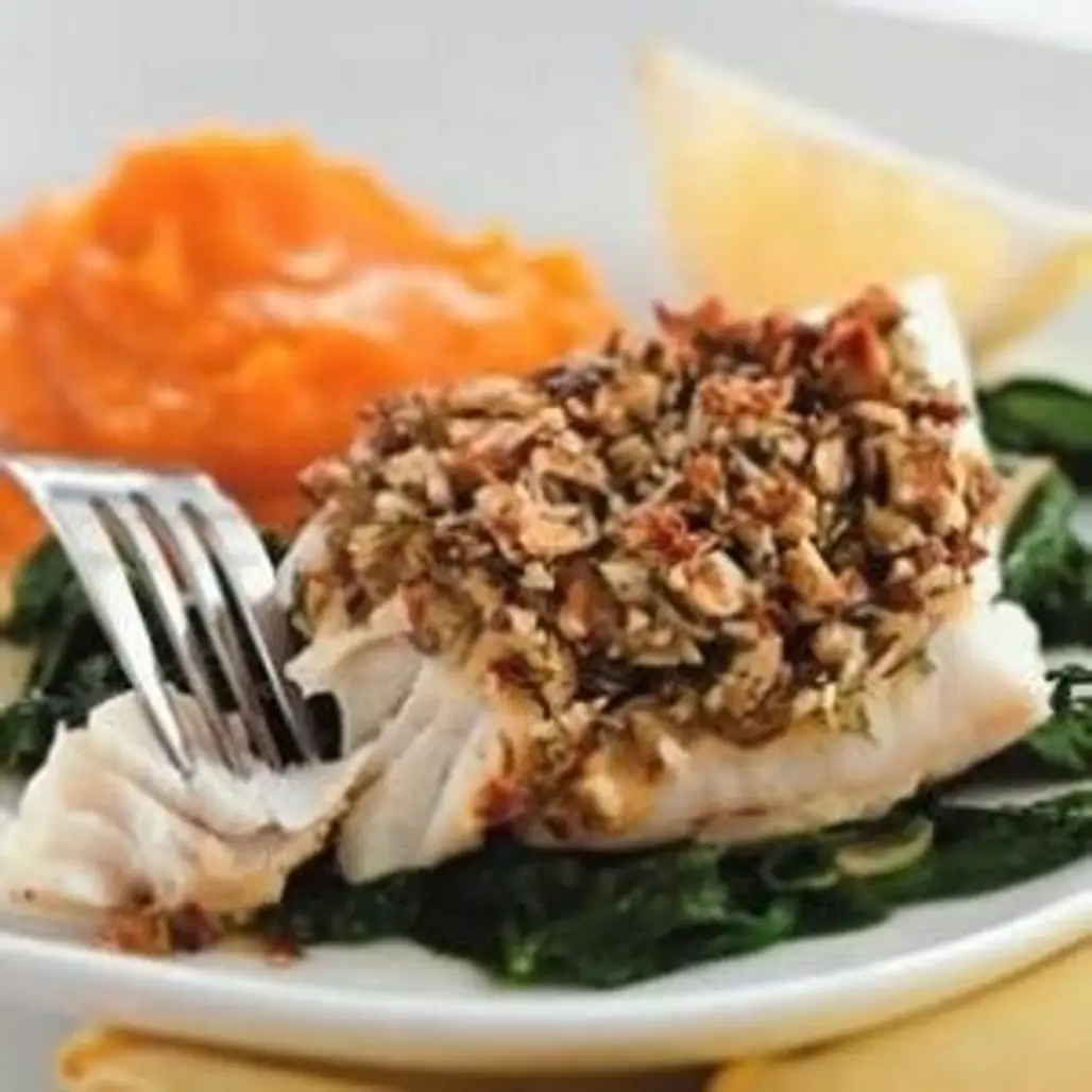 Almond and Lemon Crusted Fish