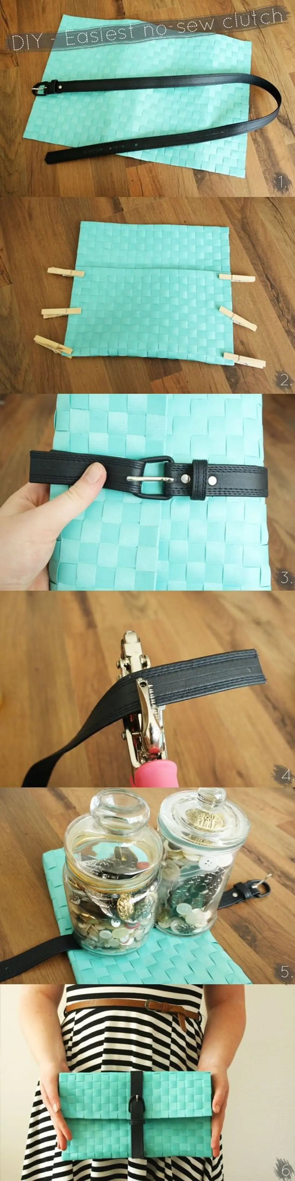 Placemat and Belt Clutch