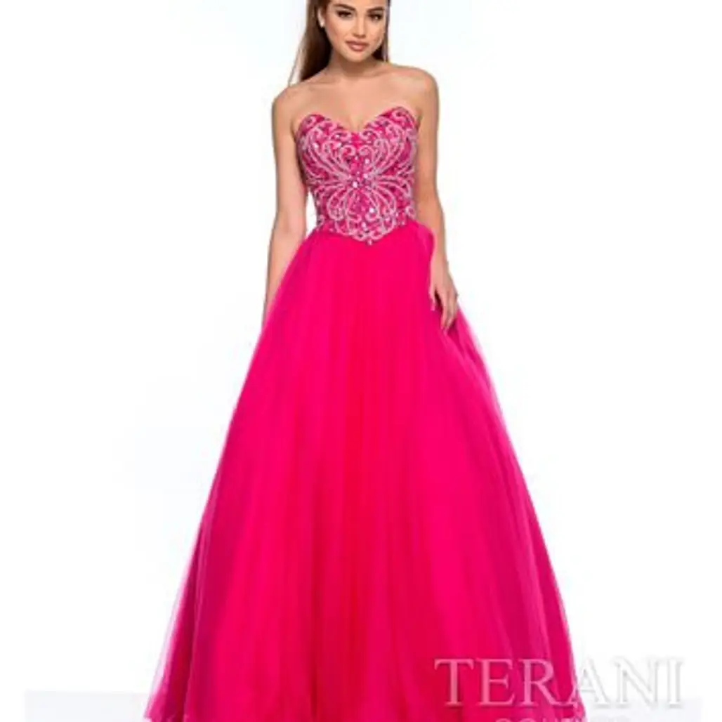 pink,dress,clothing,day dress,gown,