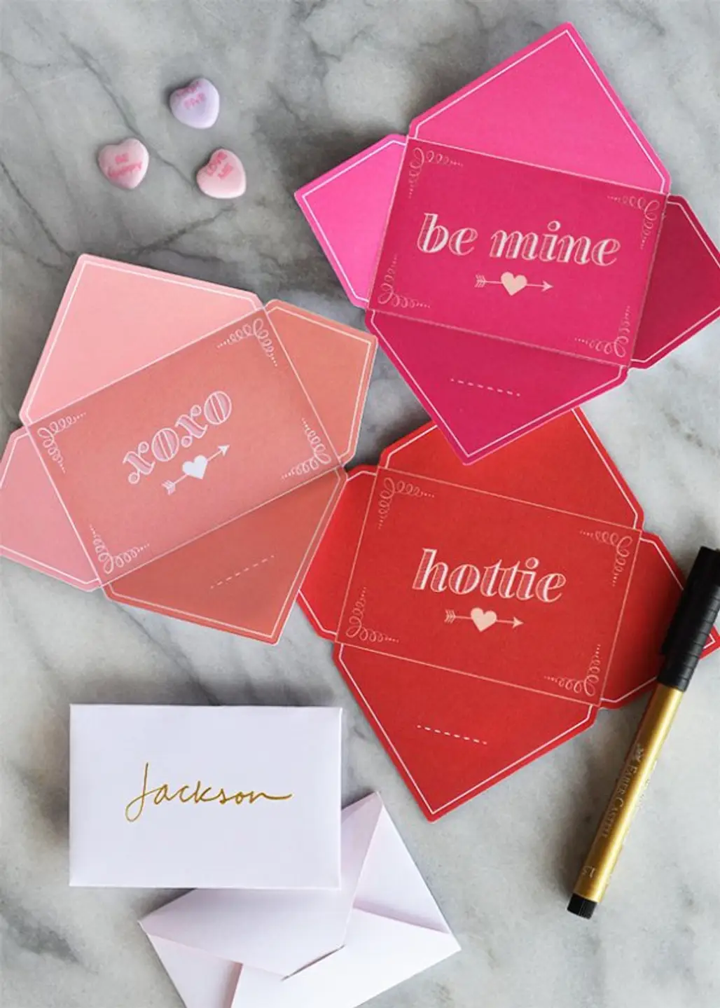 Valentine's Day Folded Cards