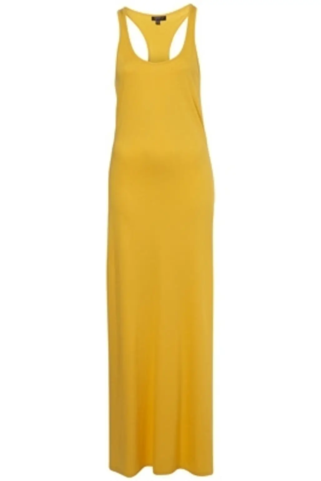 Topshop Yellow Easy Vest Maxi Dress