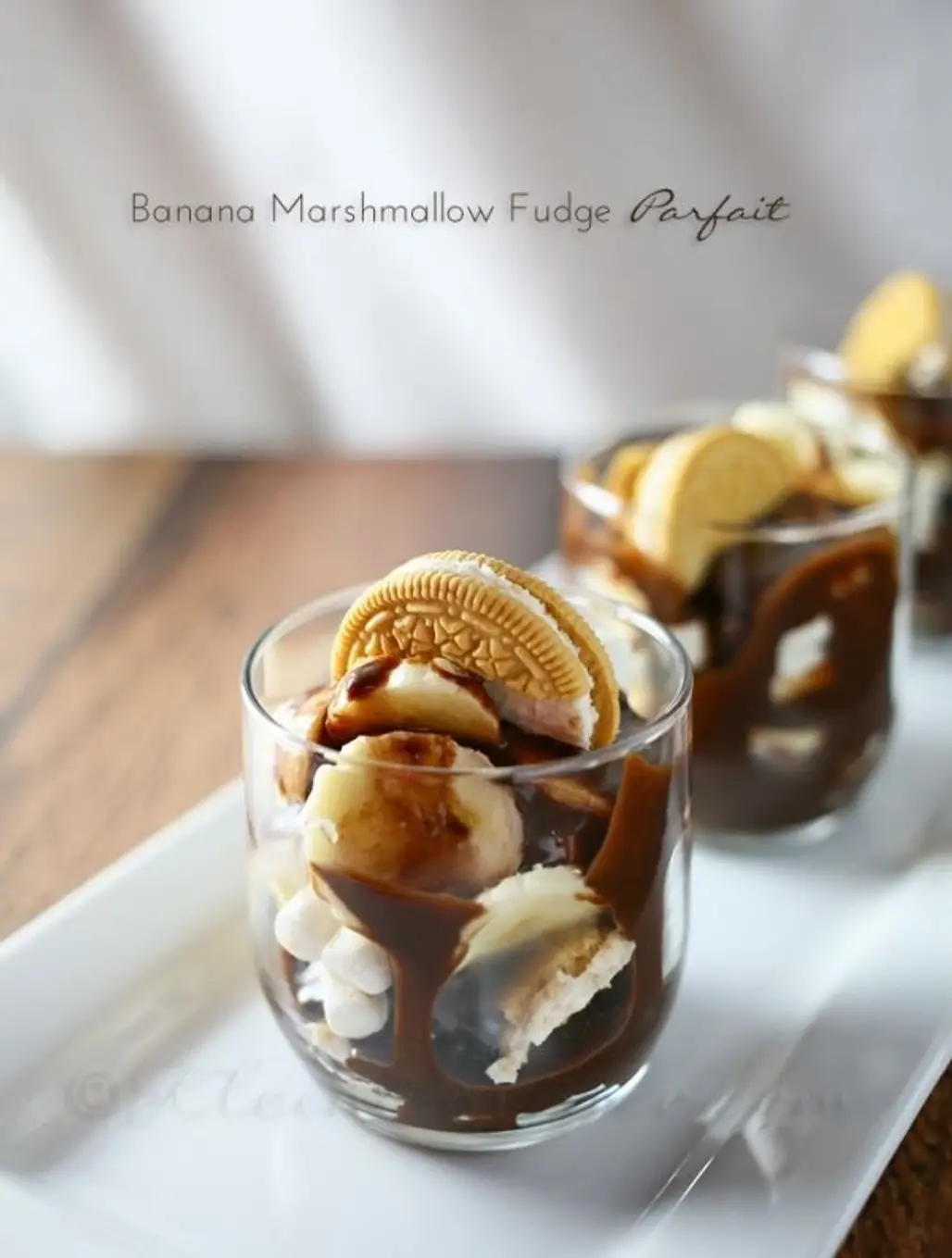 Banana Marshmallow Fudge Parfait