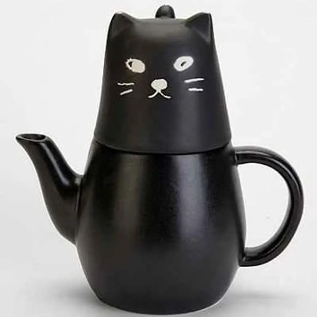 Black Cat Tea-for-One
