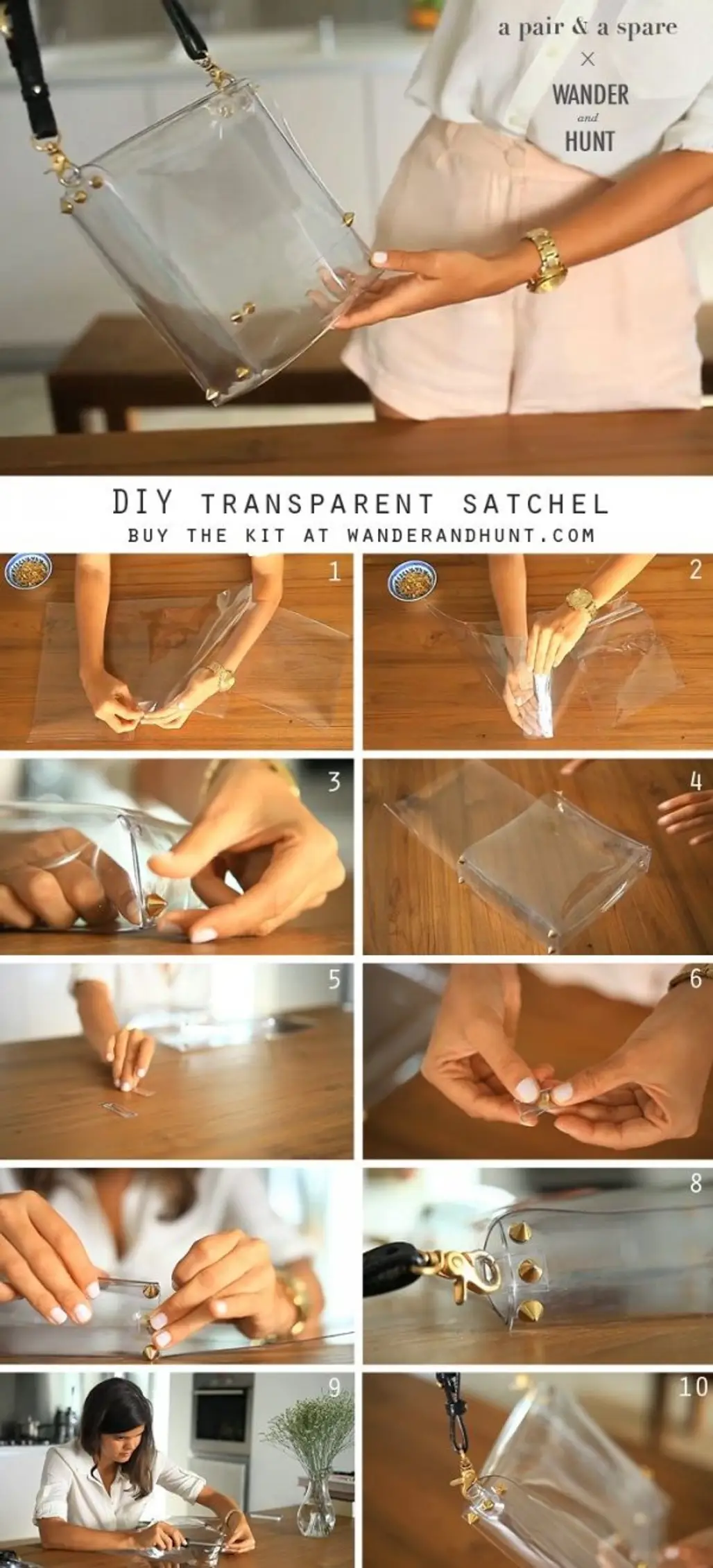 DIY Transparent Satchel