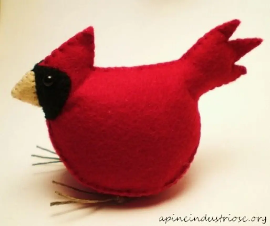 Tiny Red Cardinal