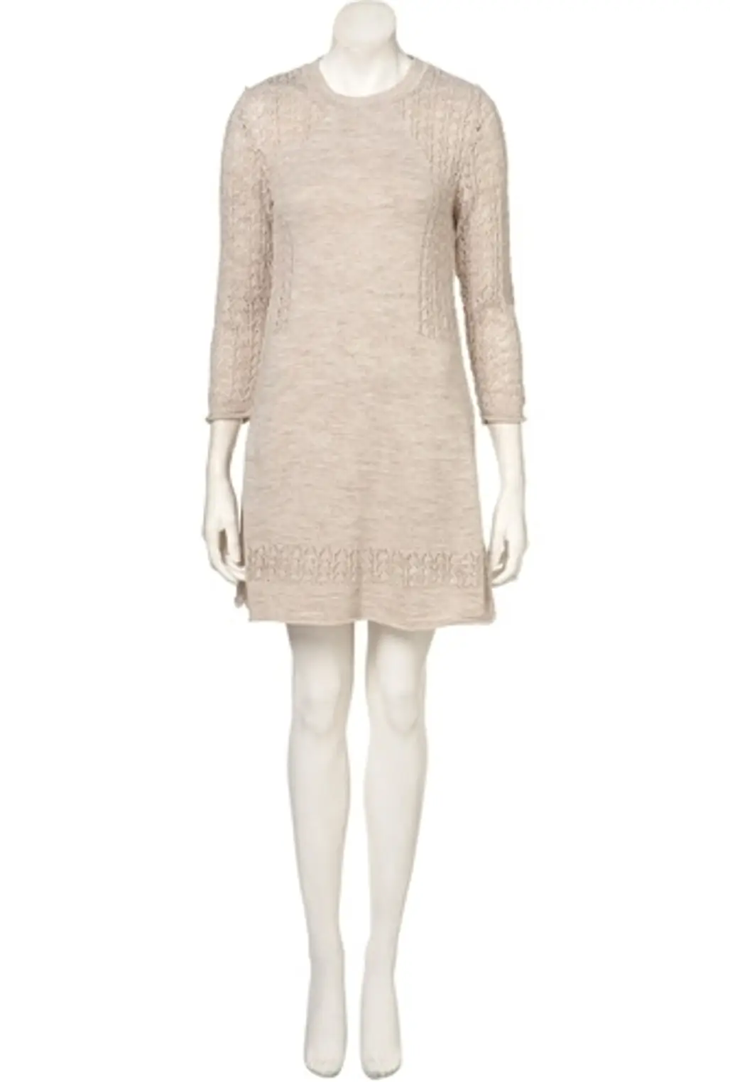 Topshop Knitted Pointelle Dress