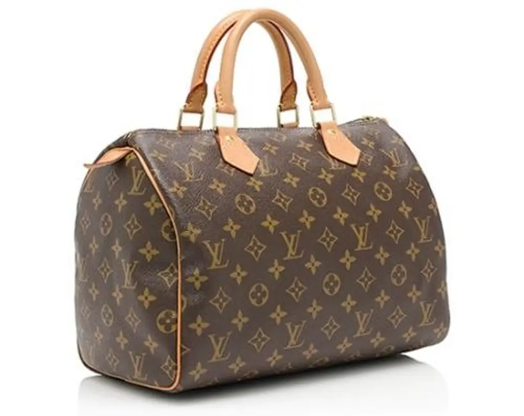 The Louis Vuitton Speedy Bag is Made Mostly of Canvas, Not Leather
