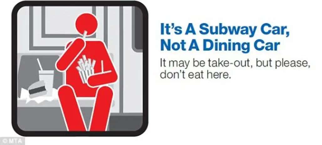 For Those Who Dine on the Subway…