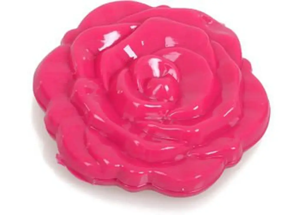 Pink Rose Compact Mirror
