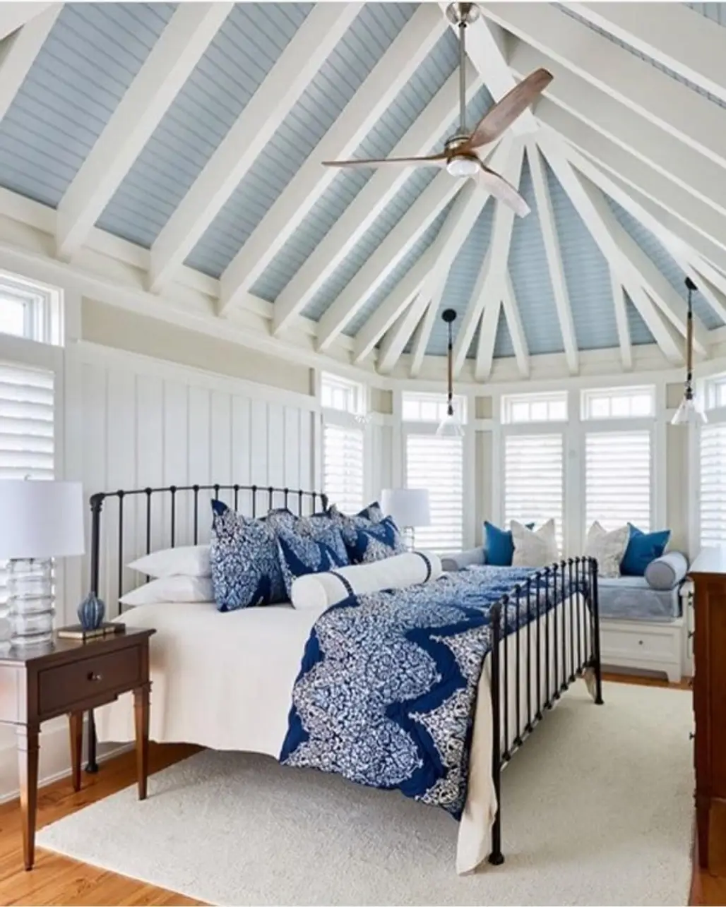 room, ceiling, bed frame, home, interior design,
