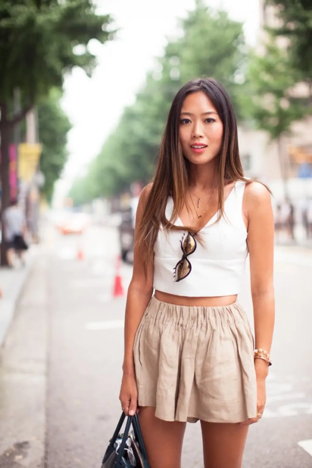 The Sleekest Ways to Wear High Waisted Shorts and Skirts