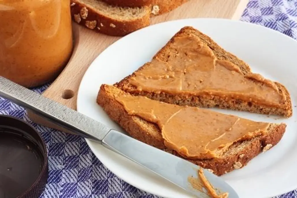 Whole Wheat Toast with Peanut Butter