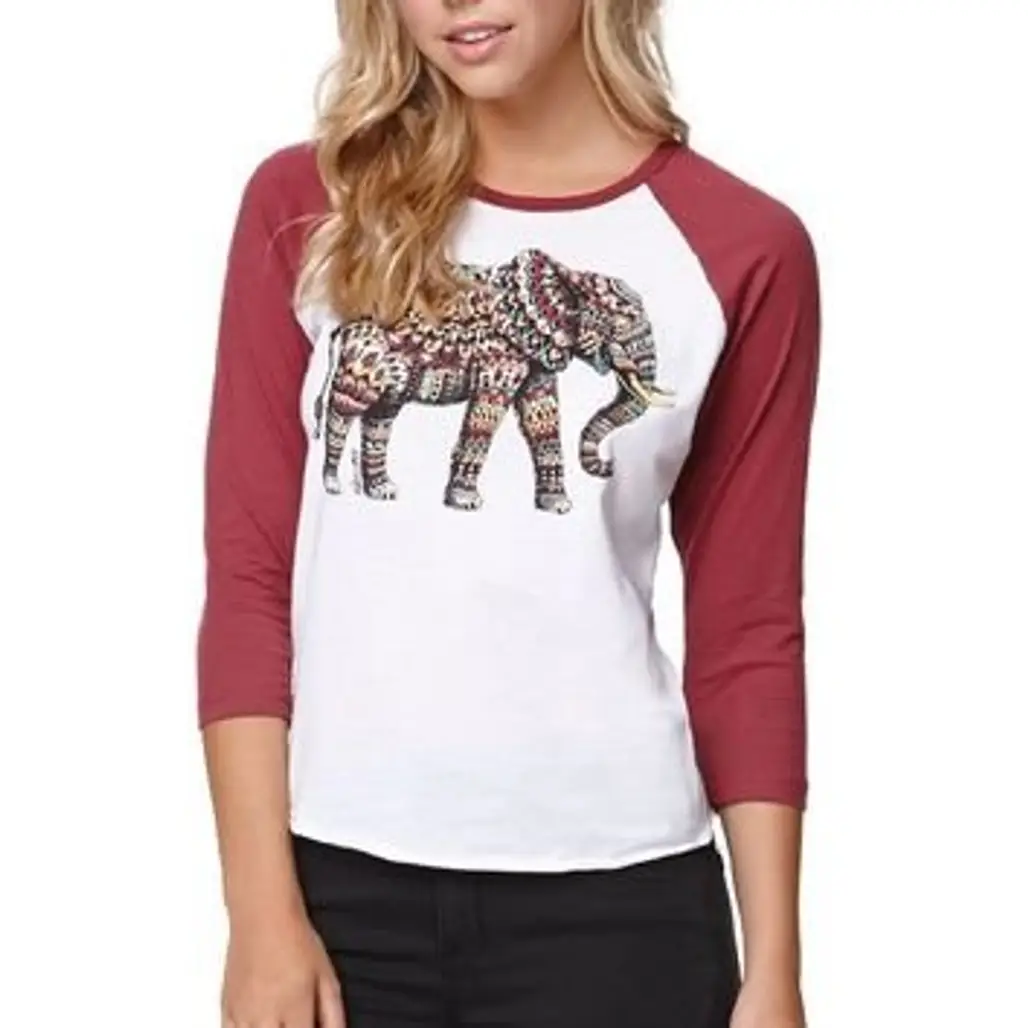 Elephant Raglan T-Shirt