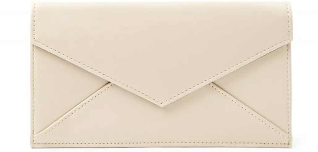 Faux Leather Envelope Wallet