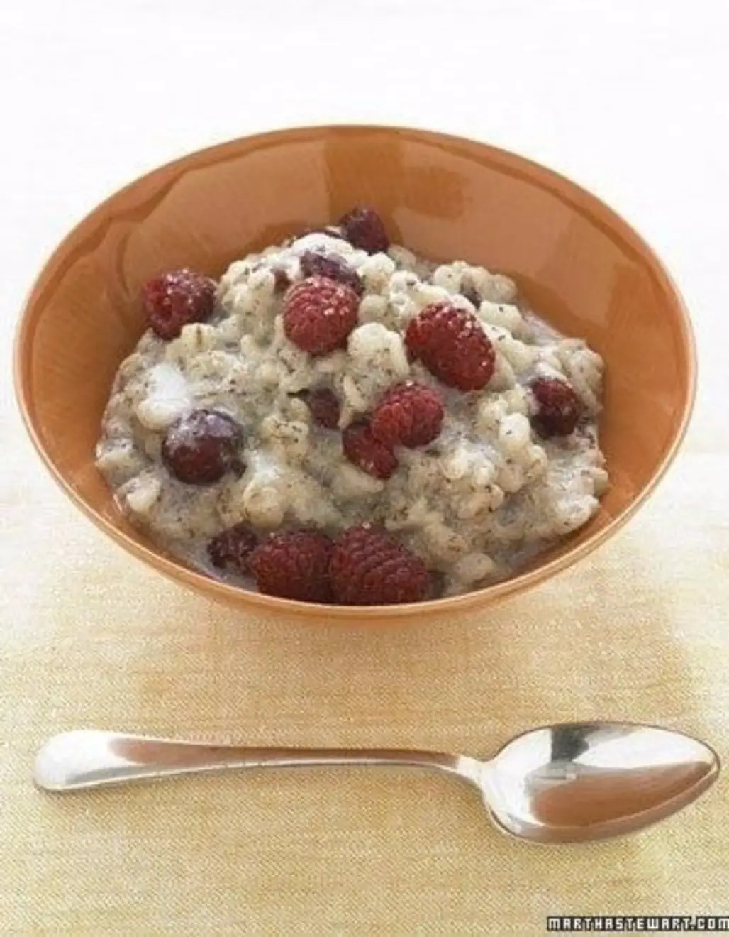 Warm Barley Cereal with Dried Cherries