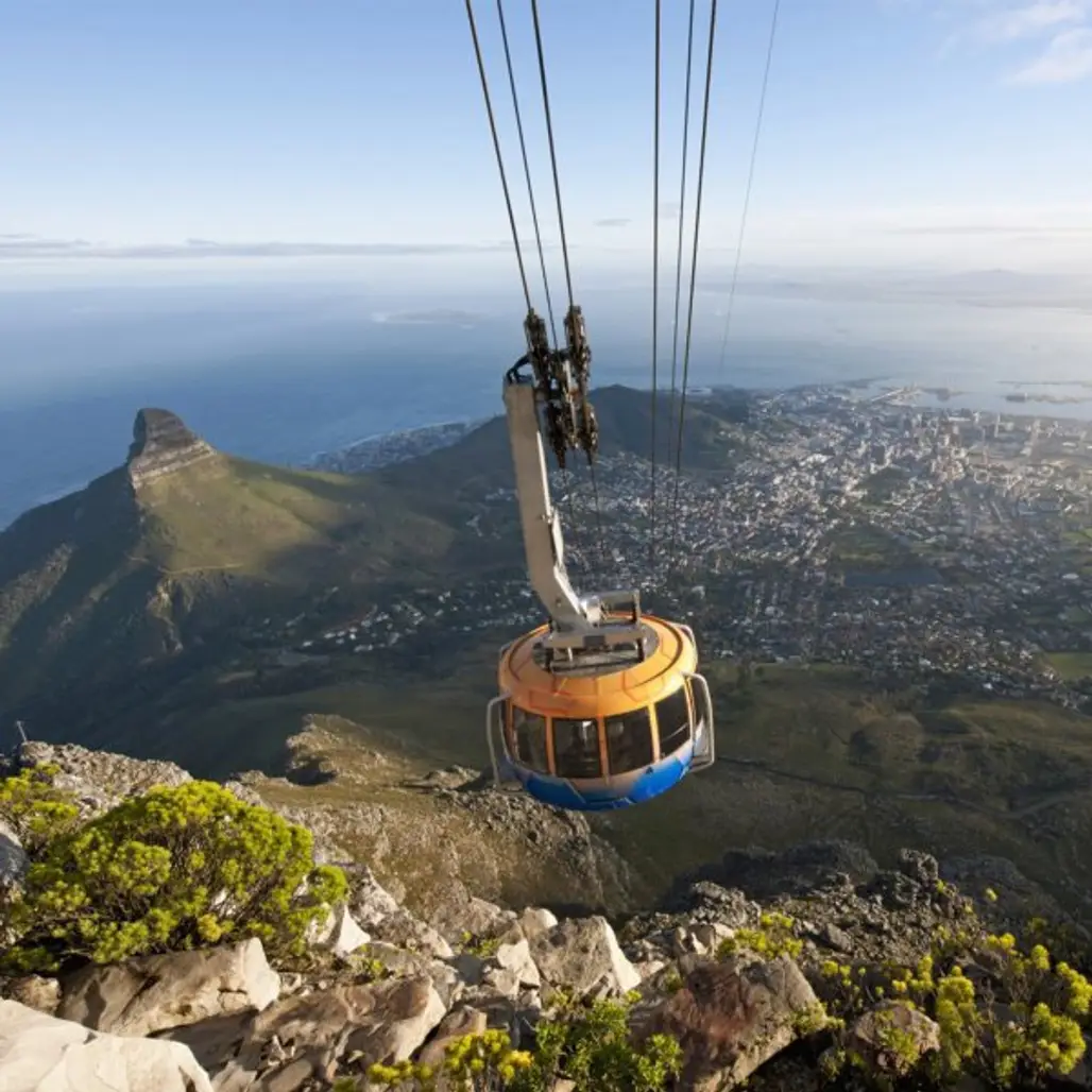 Ride the Aerial Cableway up Table Mountain, Cape Town, South Africa