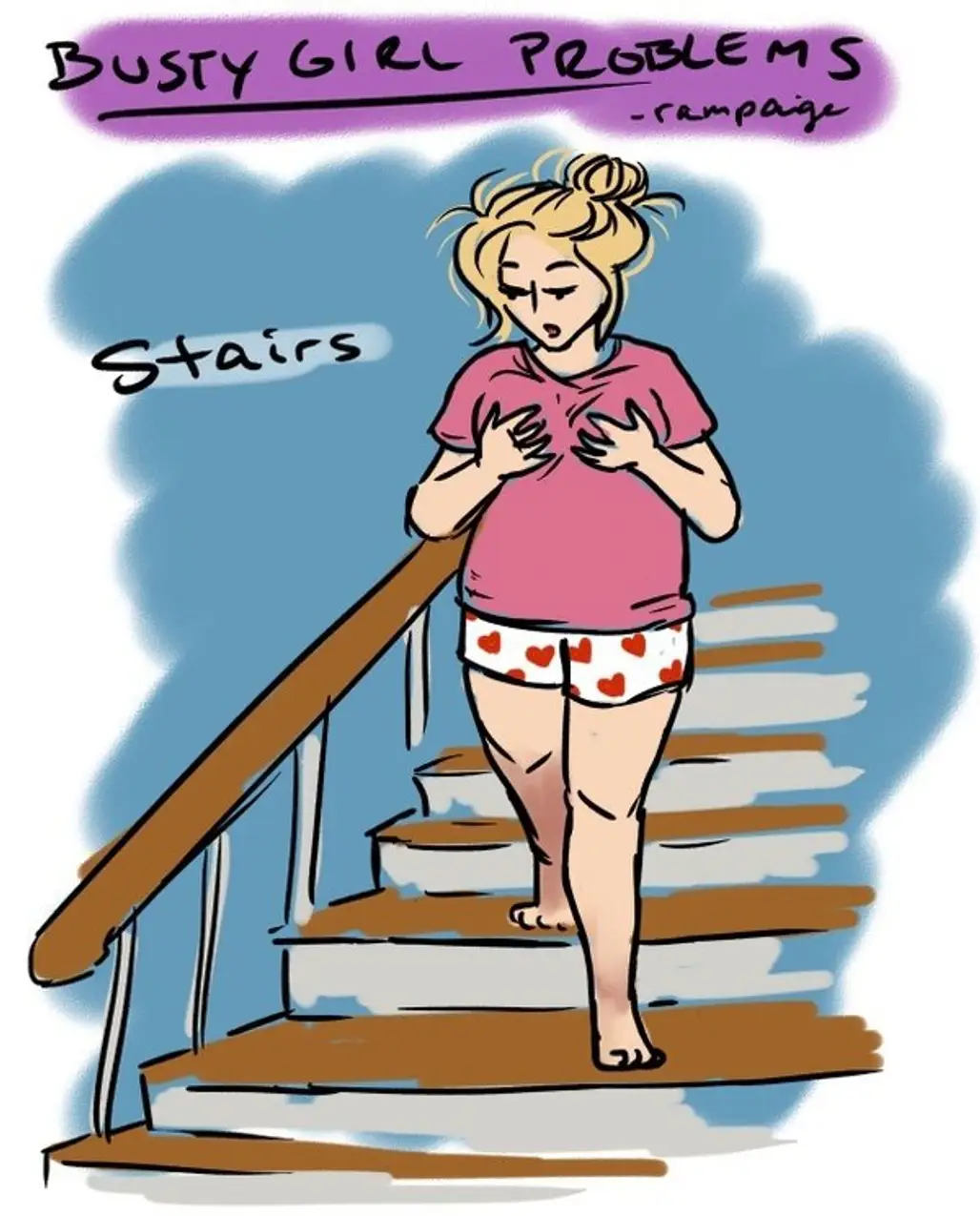 Walking down the Stairs? You Better Hold on Tight!