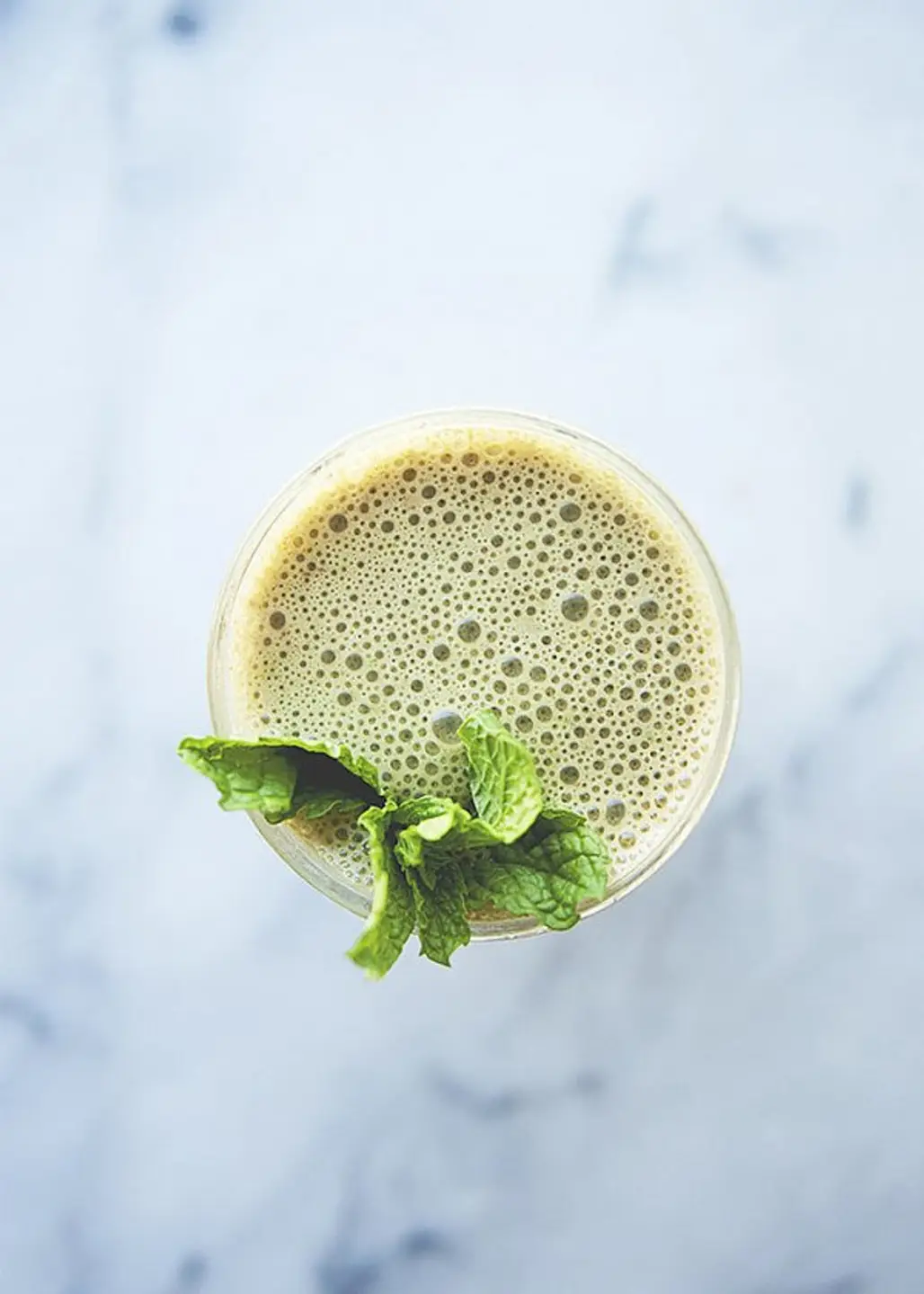 Banana Mint Chip Smoothie