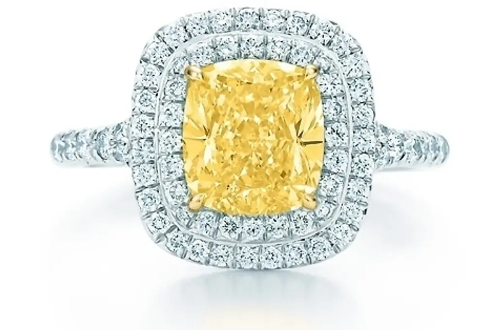 Tiffany Sola Yellow Diamond Ring