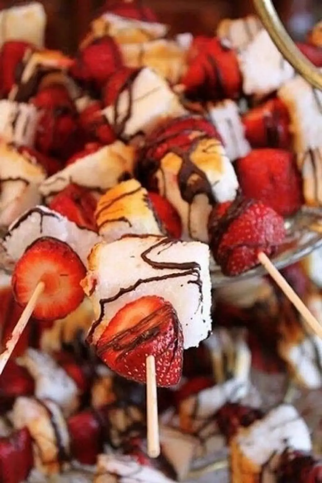 Chocolate Drizzled Kabobs