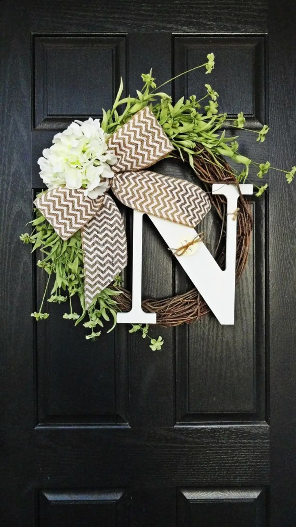 Hydrangea and Initial
