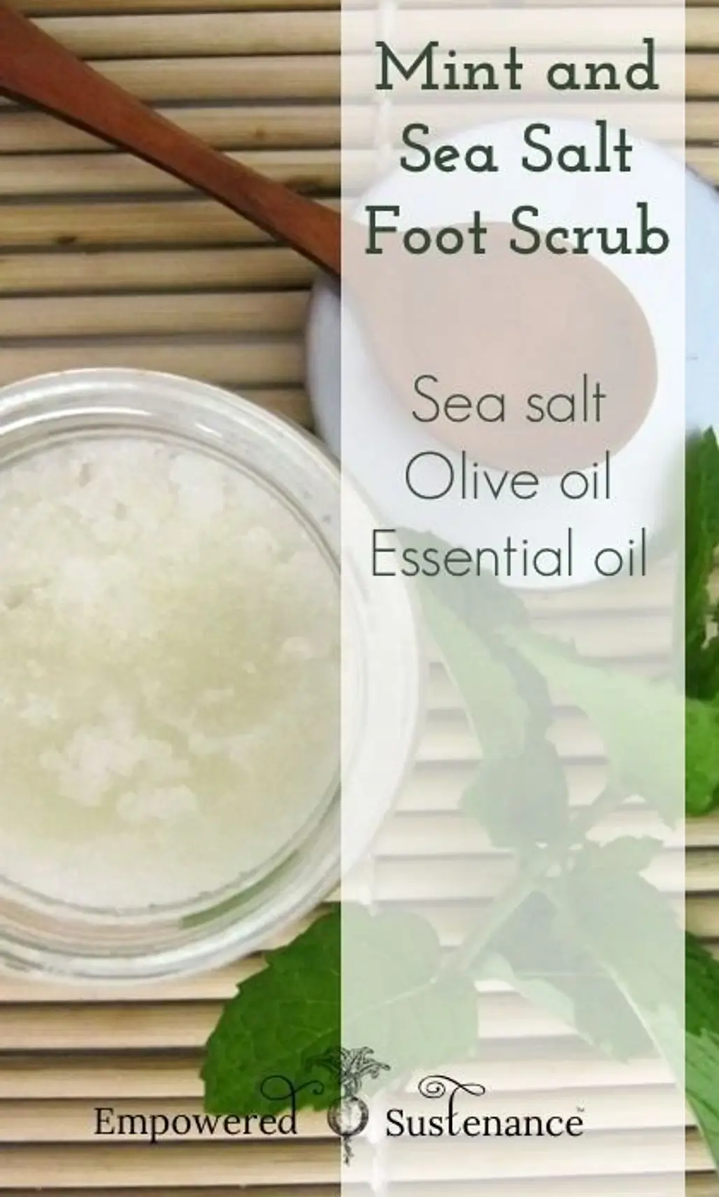 Mint and Sea Salt Foot Scrub