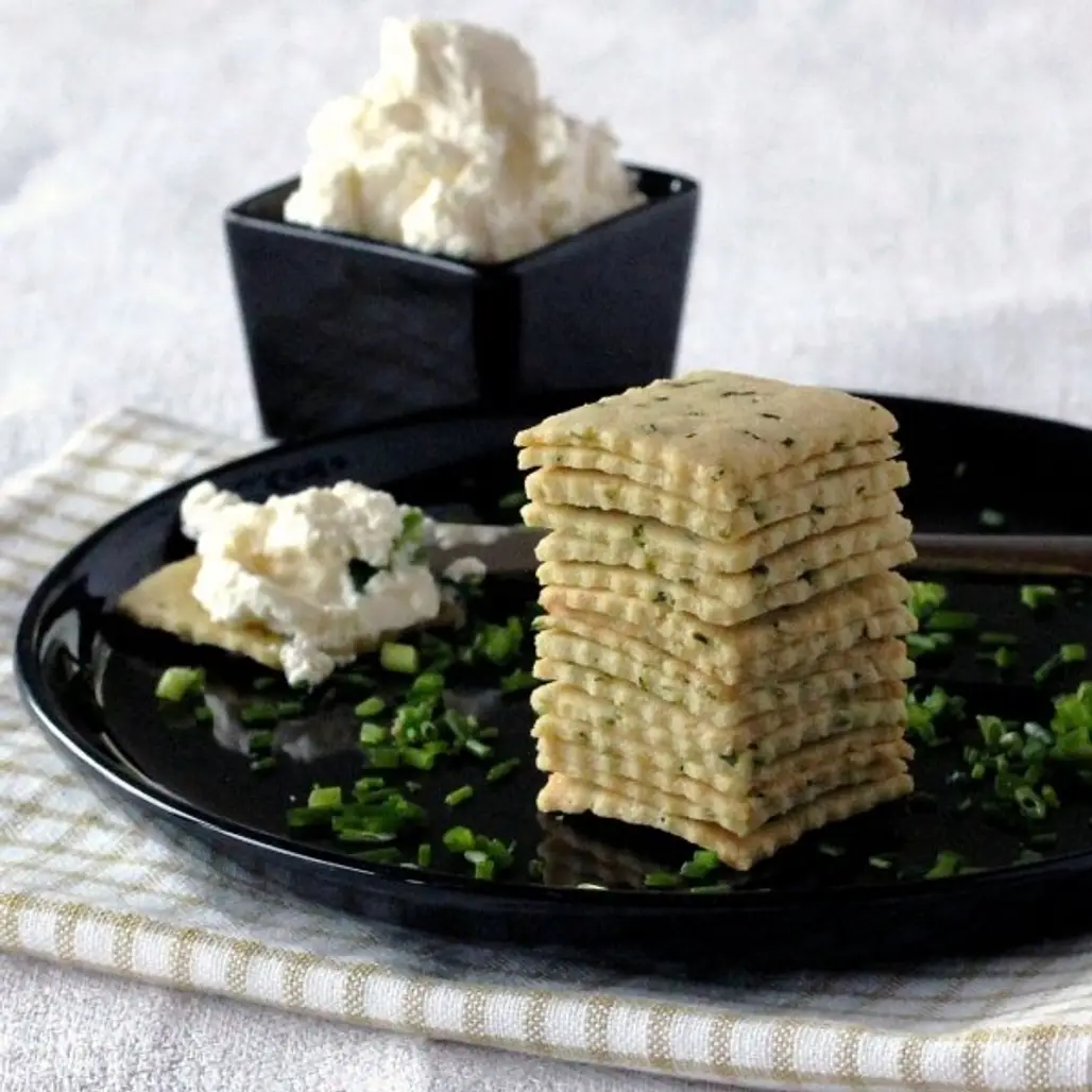 Whole-grain Crackers + Low-fat Cheese