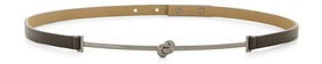 BCBG Thin Knot Plate Belt