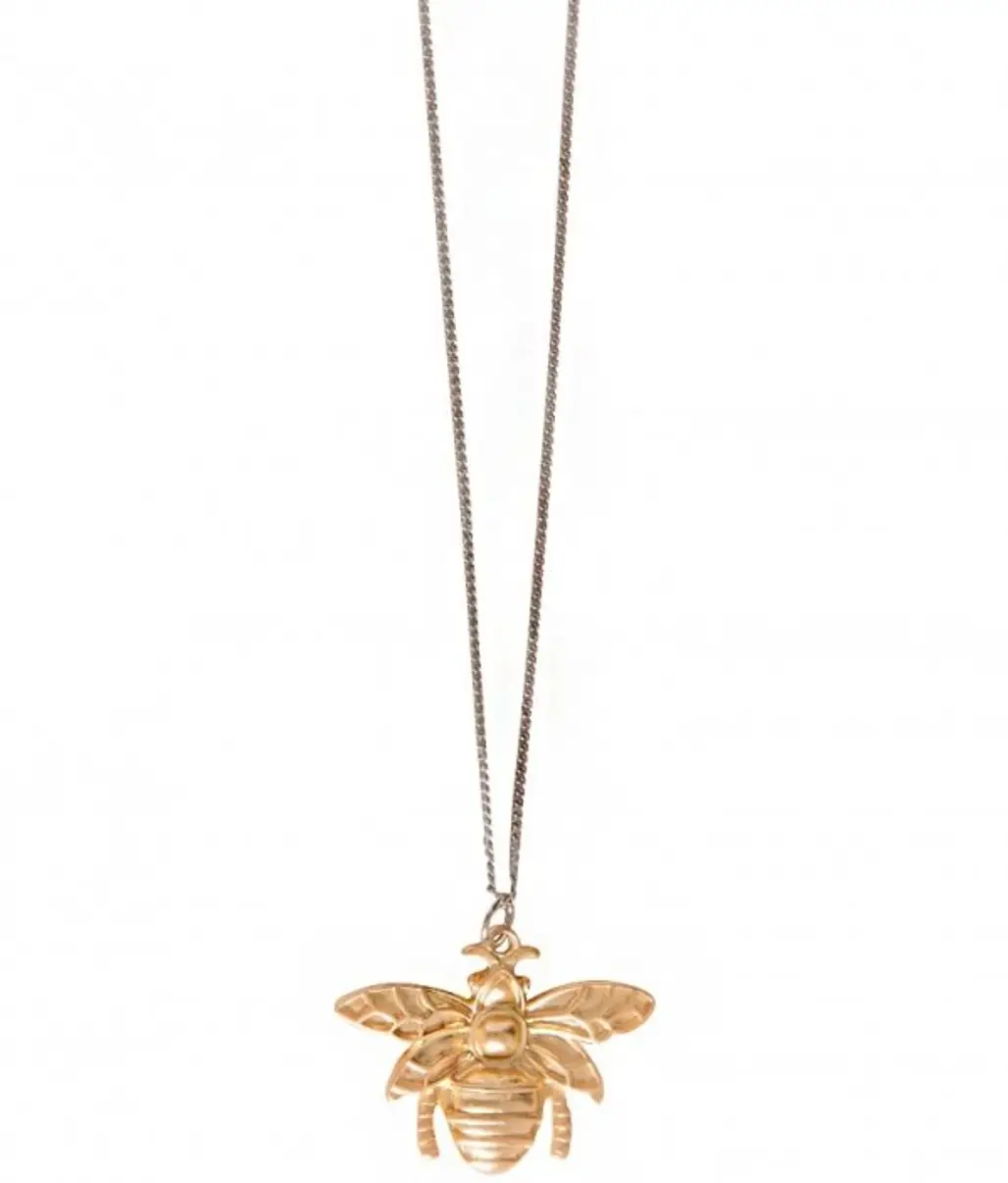 Pixie Market Gold Bee Necklace