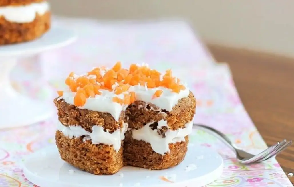Five Minute Healthy Carrot Cake for One
