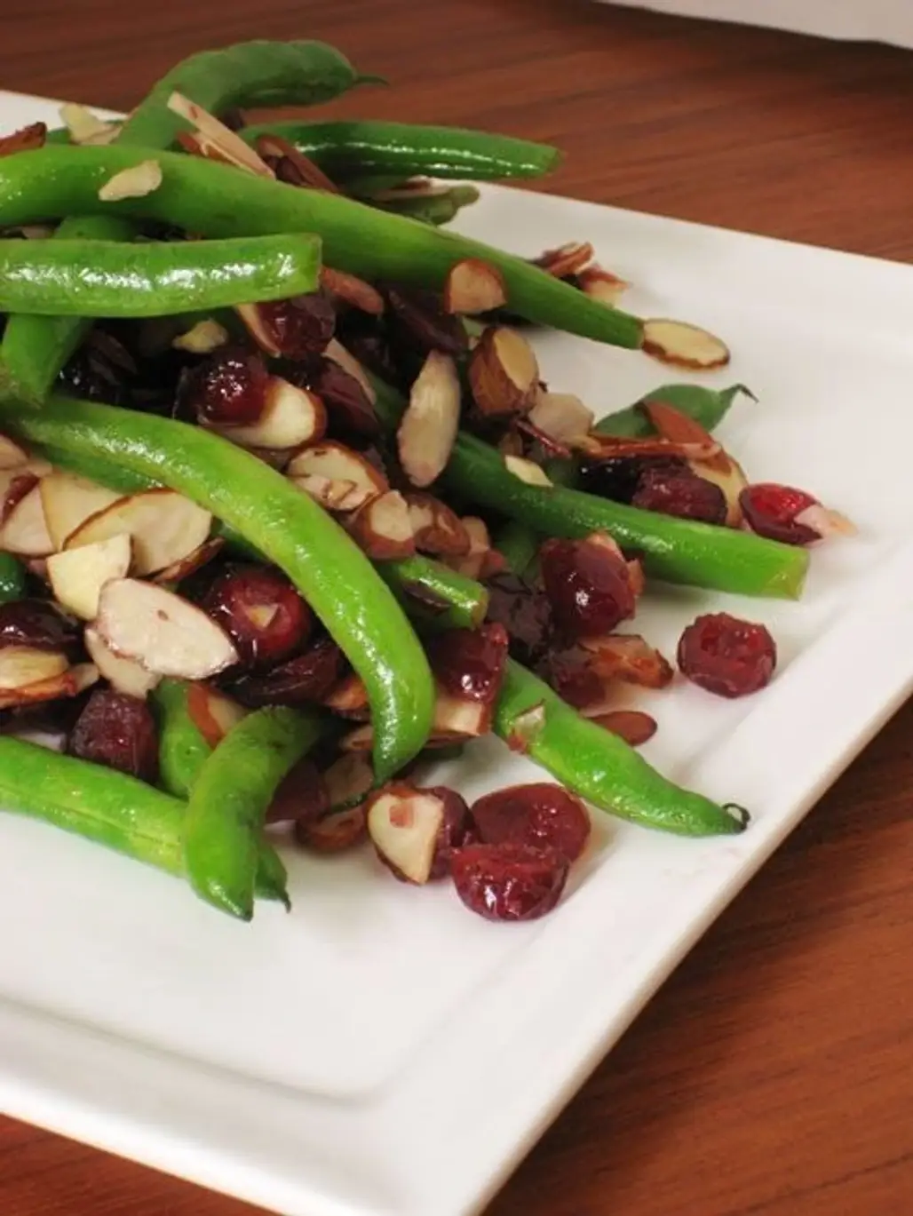 Green Beans with Cranberry and Almonds