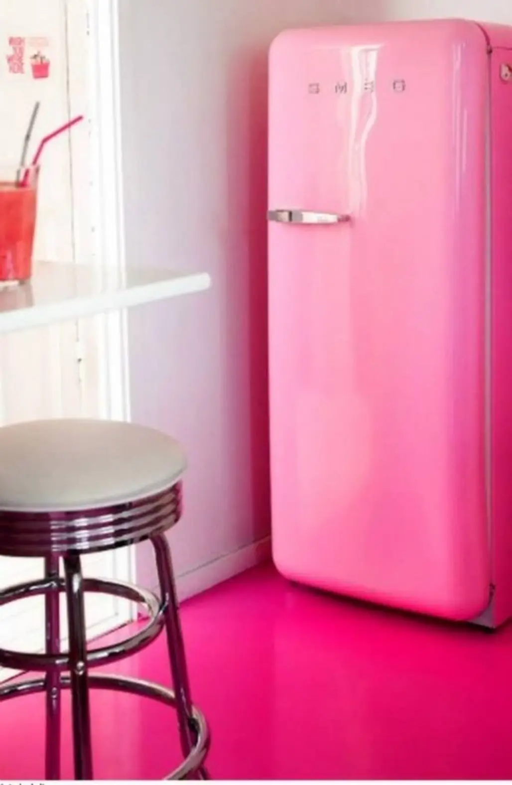 Pink Refrigerator