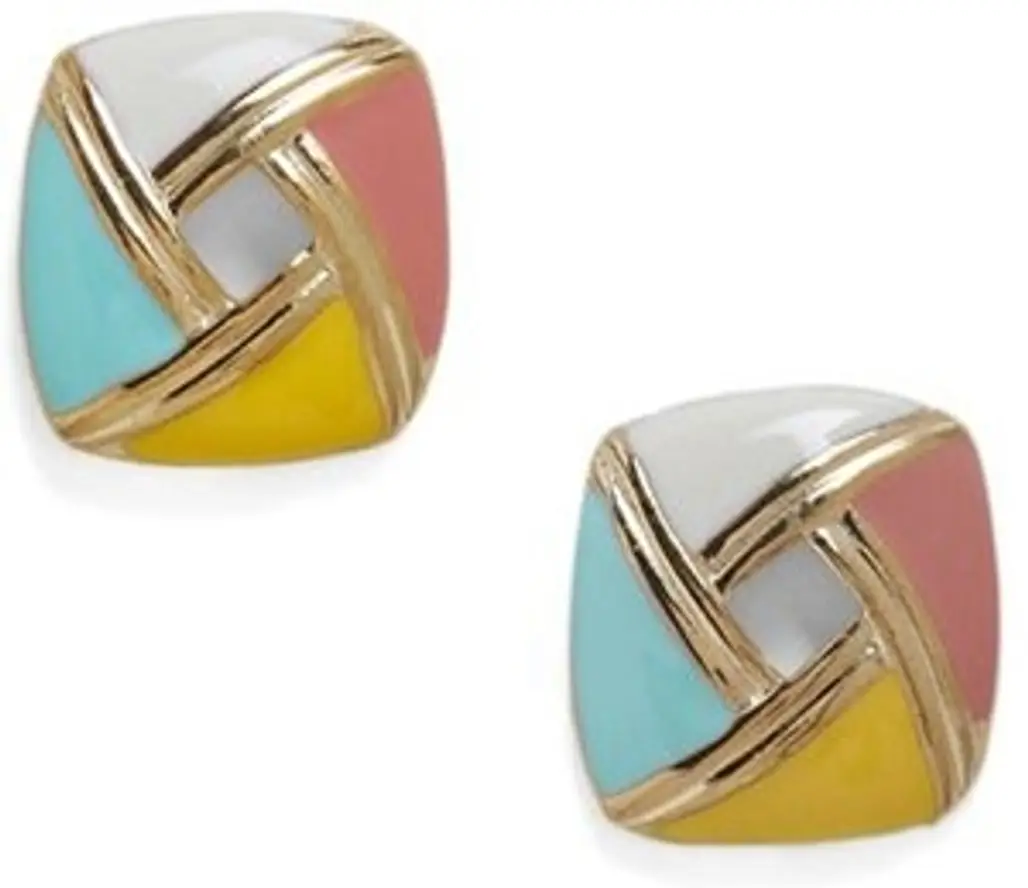 Modcloth Blast from the past-el Colored Earrings