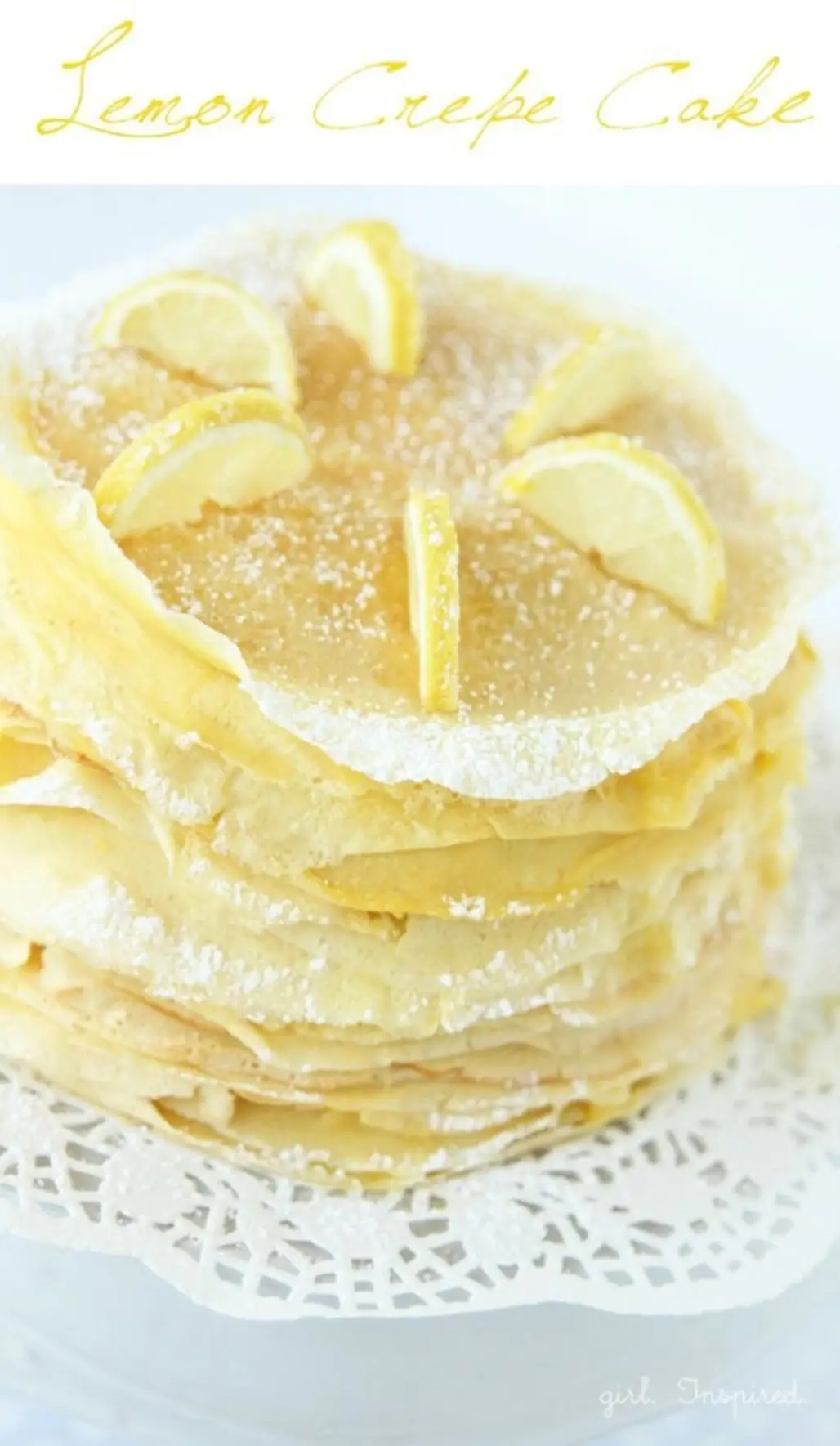 Lemon Crepe Cake